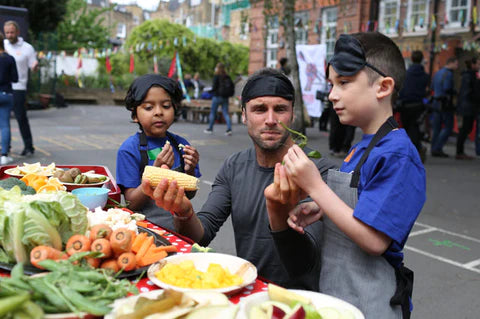 Images from Food Revolution Day at Rhyl Primary School