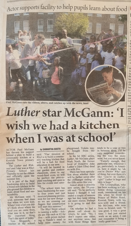 Actor Paul McGann backs Rhyl Kitchen Classroom