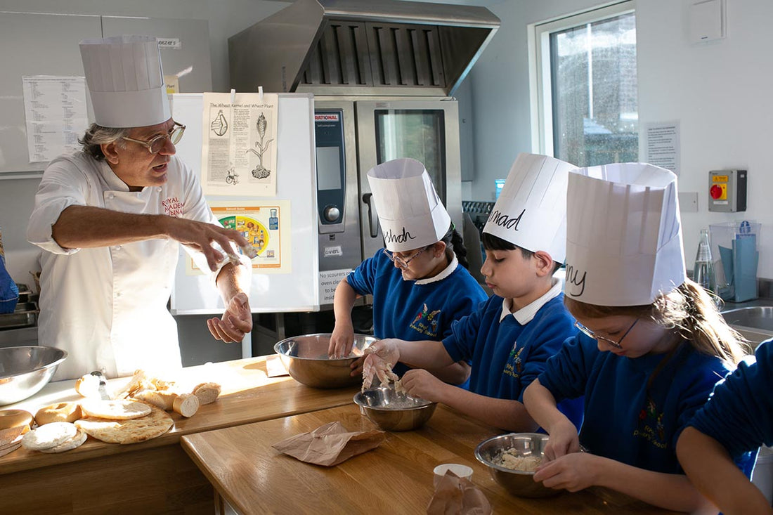 Giorgio Locatelli visits Rhyl Kitchen Classroom